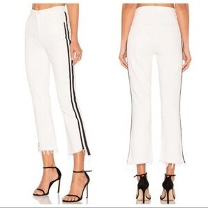 MOTHER Insider Crop Step Fray Whipping The Racer Raw‎ Hem Women’s - Size 32